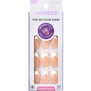KISS imPRESS The No Glue Mani kunstige negle selvklæbende Ideal 30 stk. - 30 stk.