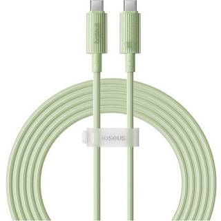 Baseus Fast Charging cable USB-C to USB-C Habitat Series 2m 100W (green)