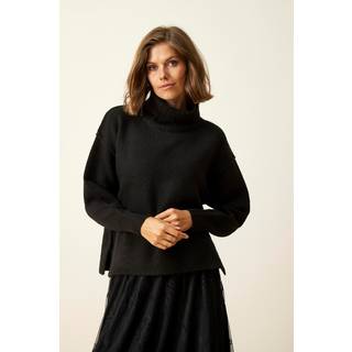 IN FRONT Loulou Sweater, Farve: Black, Størrelse: M, Dame