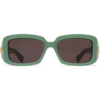 Gucci Kvinde GG1403S 004 GREEN Solbriller Injiceret Grøn Grå Firkantet Normal