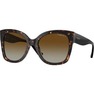 VOGUE EYEWEAR Kvinde VO5338S W656T5 Solbriller Acetat Brun Brun Pillow Polariseret Skygge