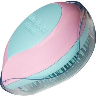 Pak og gå detangler tykt hår - turkis -lyserød af Michel Mercier til Unisex - 1 pc hårbørste