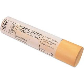 R&F Håndlavede maling - Professionel oliepigmentpind Jaune Brillant 188 ml