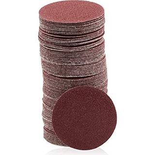 Speedwox 100pcs slibende skiver 2 tommer sandpapir 100 grit krog og loop slibende skiver til slibere borer roterende v?rkt?j tilknytning tr?bearb