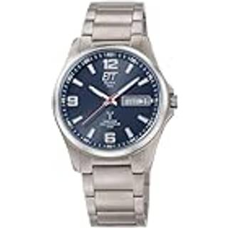 ETT Eco Tech Time EGT-11602-31M Funk-Solar Herrenuhr Everest Gents Titan/Blau