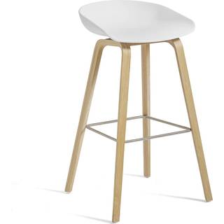 Hay Aas 32 2.0 Barstol 75 Cm Lakeret Eg / - Barstole Genanvendt Polypropylen Hvid - AA006-D159-AA51