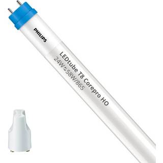 Philips LED Lysrør T8 CorePro (EM/Mains) High Output 24W 2700lm - 865 dagslys | 150cm - erstatter 58W