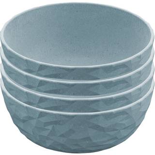 Koziol Club skål Ø16,2 cm 4-pak Nature flower blue