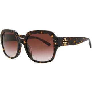 Tory Burch TY7143U 172813 56 Solbriller Kvinder Tortoiseshell - Dark Tortoise - 56mm