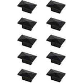 Perry 2 """" Matte Black Rectangle Knob Multipack (S?t p? 10)