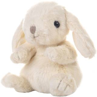 Dilly Dudu Cream Bunny/Rabbit Fyld Animal Plush Soft Toy 6-tommer