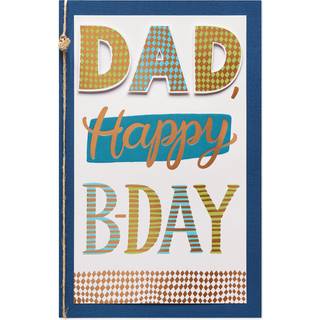 Amerikanske hilsener f?dselsdagskort til far (fantastisk job)