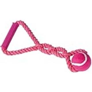 Reblegetøj med tennisbold og håndtag