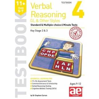 11+ Verbal Reasoning Year 5-7 GL & Other Styles Testbook 4