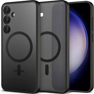 Samsung Galaxy S24+ Tech-Protect Magmat Cover - MagSafe Kompatibel - Frostet Sort