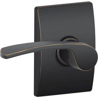 Schlage F10mer716Cen Century Collection Merano Passage Lever Alder Bronze