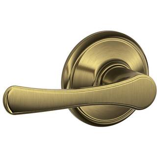 Schlage F10 VLA 609 16-080 10-027 134 N N SL AVILA HALL OG COMEET LEVER Antik messing