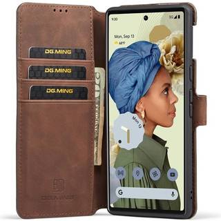 DG-Ming Wallet cover 3-kort Google Pixel 6 Pro - Coffe