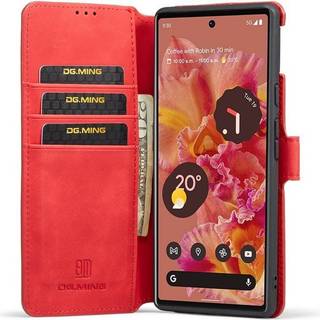 DG-Ming Wallet cover 3-kort Google Pixel 6 - Rød