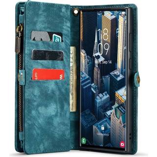Multi Wallet CaseMe 11-kort Samsung Galaxy S23 Ultra - Blå