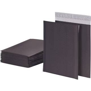 Kvalitetsparkbubble mailers 8.25 x 11 Frakt kuvert Vattenbeständiga svarta poly vadderade kuvert Redi-strip skala av stängning (qua85870) Brev 25