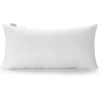 Acanva polyester dekorativt rektangel kaste pudeindsatser hypoallergenisk form stuffer pude sham fyldstof 16x26 hvid 1 t?lling (pakke 1)