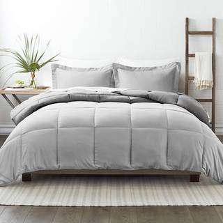 Linned Market Reversible King Size Comforter Set (3 stykker) - Bring Luxury Home With Our Soft and Lightweight Down Alternative Comforter King Se