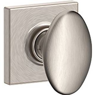 Schlage F10 SIE 619 Col Sienna Residential F10sie619Col Siena Knob med Collins Rose Passage Lock med 16080 Latch og 10027 Strike Satin Nickel Fin