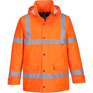 Hi-Vis Trafikjakke - Orange (Størrelse: XS)