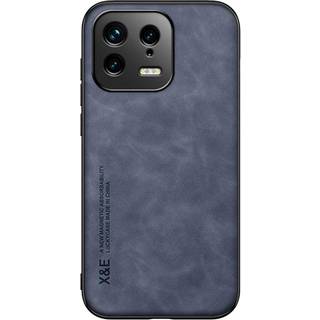 SKALO Xiaomi 13 5G X&E PU læderskal - Blå