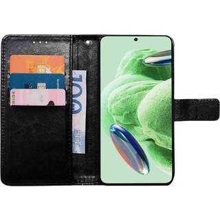 Wallet cover 3-kort Xiaomi Redmi Note 12 5G - Sort