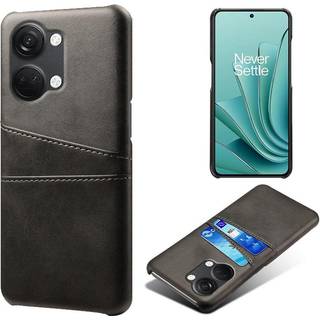 SKALO OnePlus Nord 3 5G / Ace 2V PU-læder Kortholder Cover - Sort