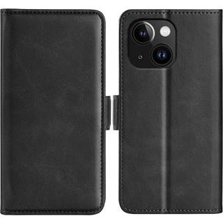 SKALO iPhone 15 Plus Premium Wallet Flip Cover - Sort