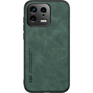 SKALO Xiaomi 13 5G X&E PU læderskal - Grøn
