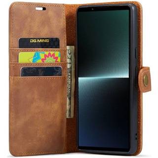 Wallet DG-Ming 2i1 Sony Xperia 1 V - Brun