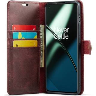 Wallet DG-Ming 2i1 OnePlus 11 - Rød