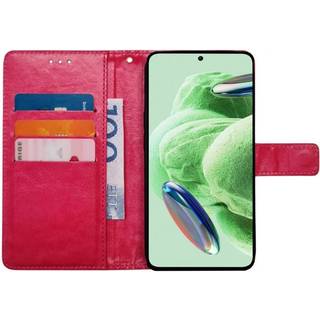 Wallet cover 3-kort Xiaomi Redmi Note 12 5G - Lyserød
