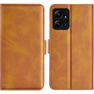SKALO Xiaomi Redmi Note 12 4G Premium Wallet Flip Cover - Lys brun