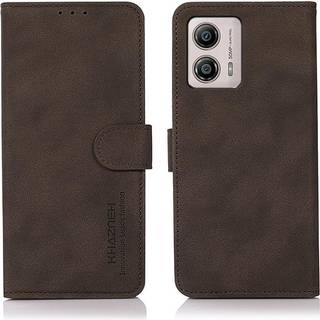 SKALO Motorola Moto G23 4G KHAZNEH Pungetui i PU-læder - Brun