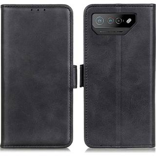 SKALO Asus ROG Phone 7 5G Premium Wallet Flip Cover - Sort
