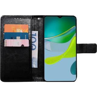 Wallet cover 3-kort Motorola Moto E13 - Sort