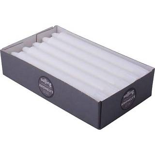 Ren Stearin Kronelys 10 stk 20 cm.