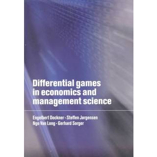 Differential Games in Economics and Management Science