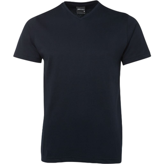 JBS of Denmark Bamboo Blend V-neck T-shirt - Navy-2 - Medium