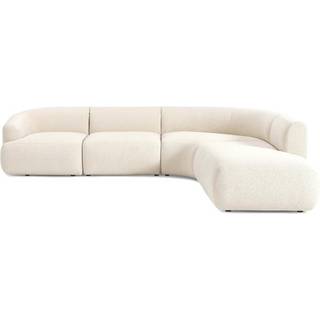 Modulær Bouclé-hjørnesofa Sofia (4-personers)