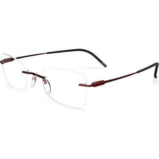 Silhouette 5561/LA 3040 53 Briller Mænd Rød - Red - 53mm