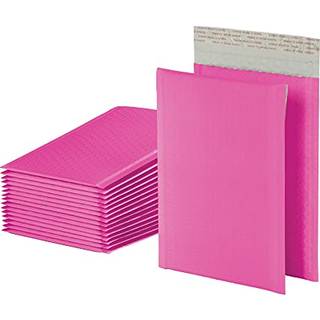 Kvalitet Park Bubble Mailers 6 x 9 tommer Pink Poly Mailers polstrede konvolutter Forsendelse Konvolutter Vandbestandig Selvforsegling 50 pr. Bok