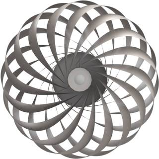TR5 Aluminium Silver Ø40 Væglampe - Tom Rossau