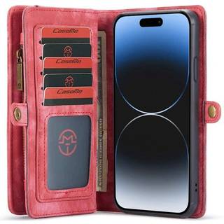 CaseMe mobilcover 008 8-kort iPhone 15 - Rød