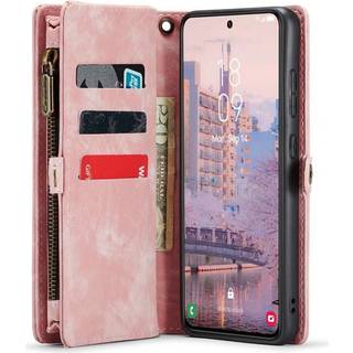 CaseMe mobilcover 008 8-kort Samsung Galaxy S23 FE - Lyserød